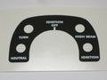 06-5722 Norton instrument panel decal 850 1975 MKIII MK3 console UK Made