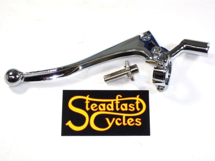 1" brake lever assembly Triumph ball end right hand for 1 inch bars