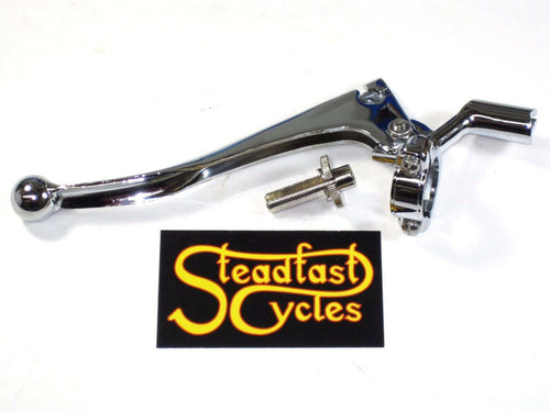 1" brake lever assembly Triumph ball end right hand for 1 inch bars