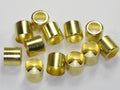 12 piece Ferrule set brass hose crimp ID .55 x length .55 x fitting end ID .406"