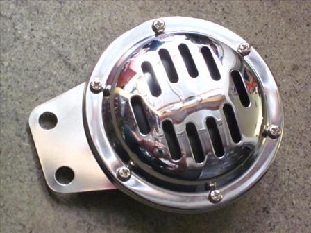 12V Motorcycle Horn Chrome Triumph Norton BSA universal 12 volt 70216