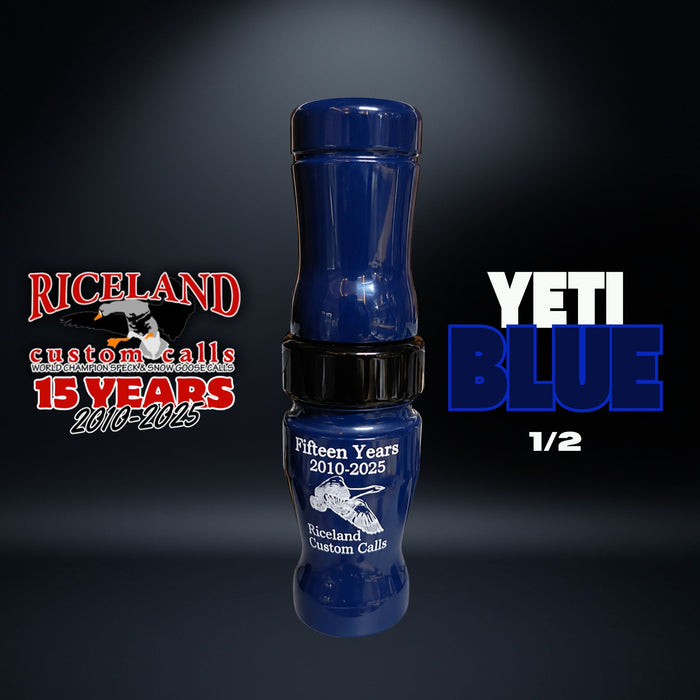 15th Anniversary 1/2 Speck Call, Small Batch, YETI BLUE