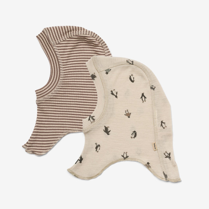 Wheat Wool 2 Wool Balaclava Felix Accessory 9564 penguins