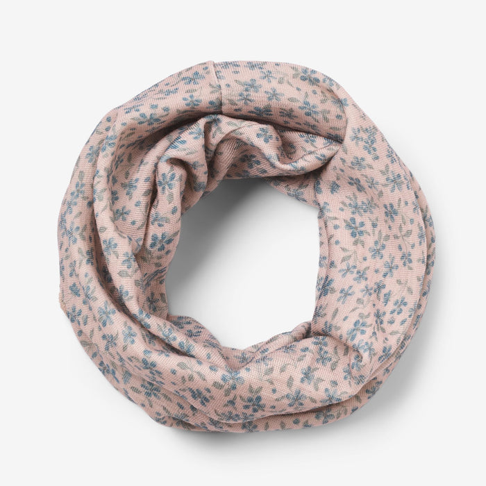 Wheat Wool 2 Wool Neckwarmer Arta Accessory 1481 blue flowers