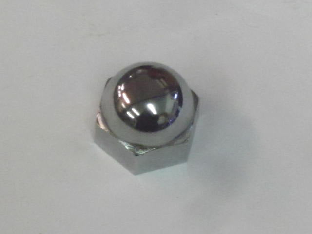 21-0550 acorn nut chrome 3/8 x 24 unf dome