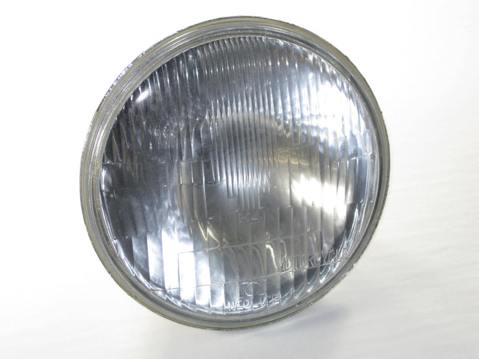 7" 178mm round headlight glass lens light Harley Triumph Norton BSA head lamp