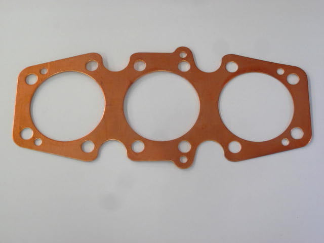 71-4205 T150 T160 Trident copper head gasket annealed Triumph triple headgasket