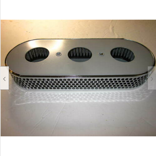 Air filter assembly 60-2567 T150 Trident Triple BSA A75 cloth intake reusable