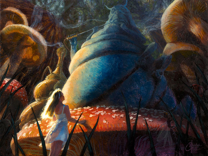Alice/Advice from a Caterpillar Study by Christopher Clark