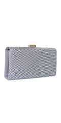 silver/no size/Camille La Vie/All Over Rhinestone Top Closure Handbag /front
