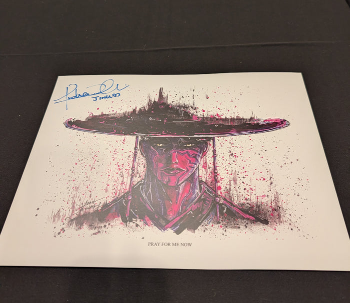 Andrew Choi Autographed "Jinu" Premium Paper Print