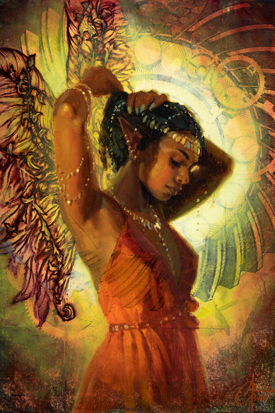 Angel at her Leisure by Christopher Clark