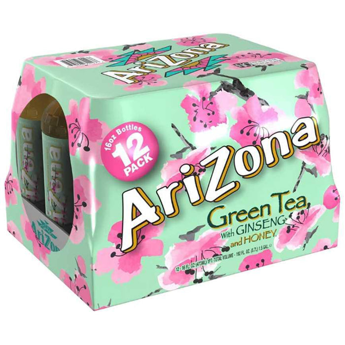 Arizona Green Tea With Ginseng and Honey 12 pk. 16 oz.