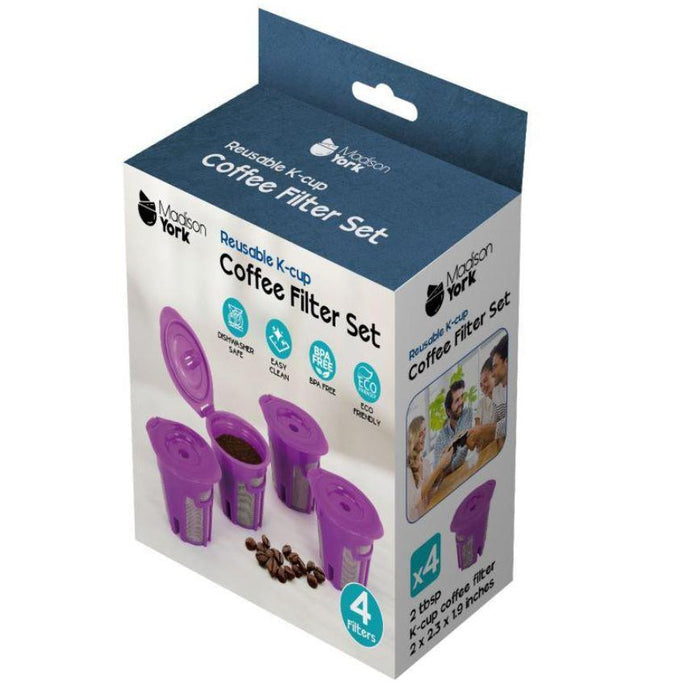 As Seen On TV Madison York K-Cup Reusable Coffee Filters Set