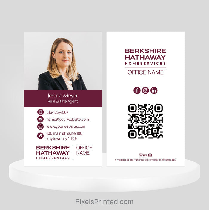 Berkshire Hathaway business cards Business Cards PixelsPrinted