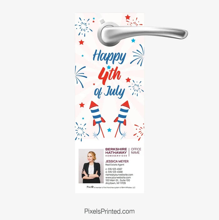 Berkshire Hathaway Celebrate Community Door Hanger PixelsPrinted