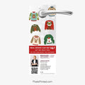 Berkshire Hathaway Christmas door hangers PixelsPrinted