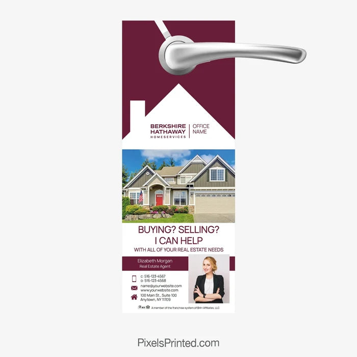 Berkshire Hathaway door hangers PixelsPrinted