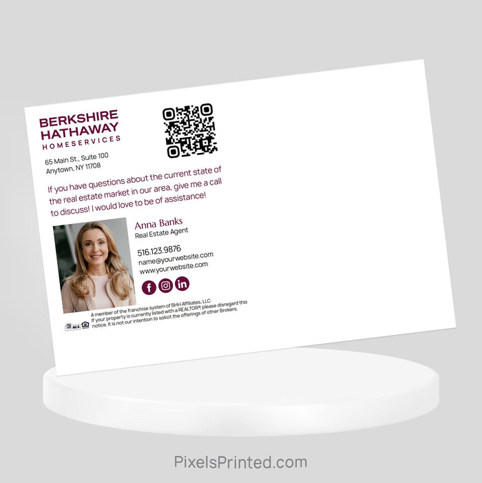 Berkshire Hathaway Fall activities postcards PixelsPrinted