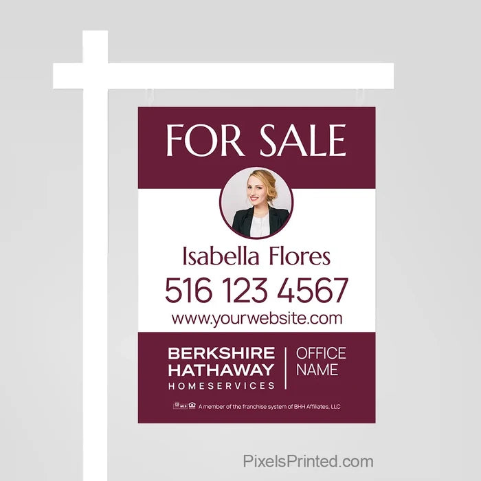 Berkshire Hathaway for sale sign panels sign panels PixelsPrinted