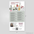 Berkshire Hathaway Real Estate Farmers Market calendar Postcard Magnets postcard magnets PixelsPrinted
