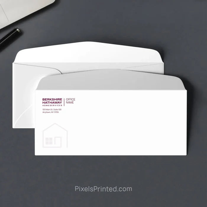 Personalized Berkshire Hathaway HomeServices real estate office envelope