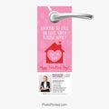 Berkshire Hathaway real estate Valentine hello neighbor door hanger PixelsPrinted