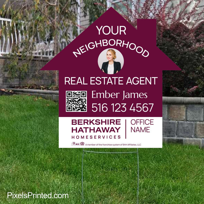 Berkshire Hathaway your neighborhood agent signs yard signs PixelsPrinted