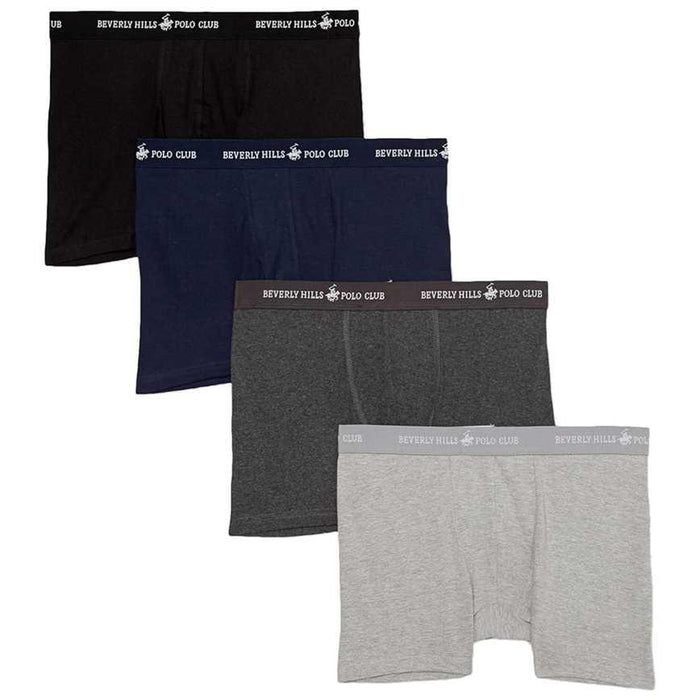 Beverly Hills Polo Club Men's Boxer Briefs 4 pk.