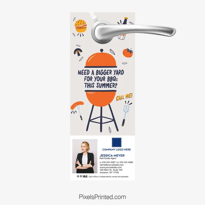 Bigger Yard Real Estate Summer Lifestyle Door Hanger for Coldwell Banker Realty