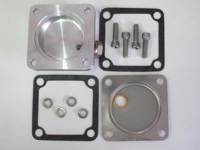 BSA 67-1285 A65 A50 A10 A7 sump plate w drain plug aluminum UK Made