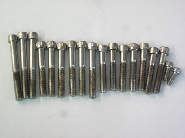 BSA A65 650 500 allen screw set Stainless steel 1963 64 65 66 67 68 Engine set