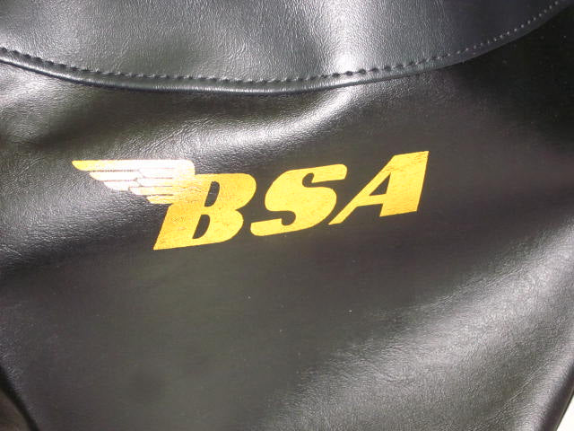 BSA AS65 seat cover with hump in the back Made in New Zealand