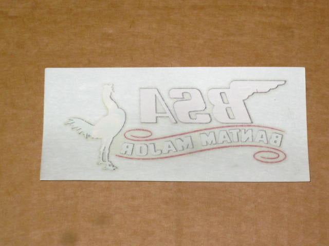 BSA Bantam varnish transfer decal Left Side