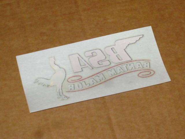 BSA Bantam varnish transfer decal Left Side