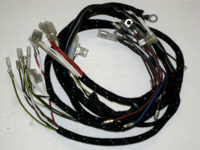 BSA wire harness MAIN A65 A50 unit twin 1968 1969 12v cloth covered UK made