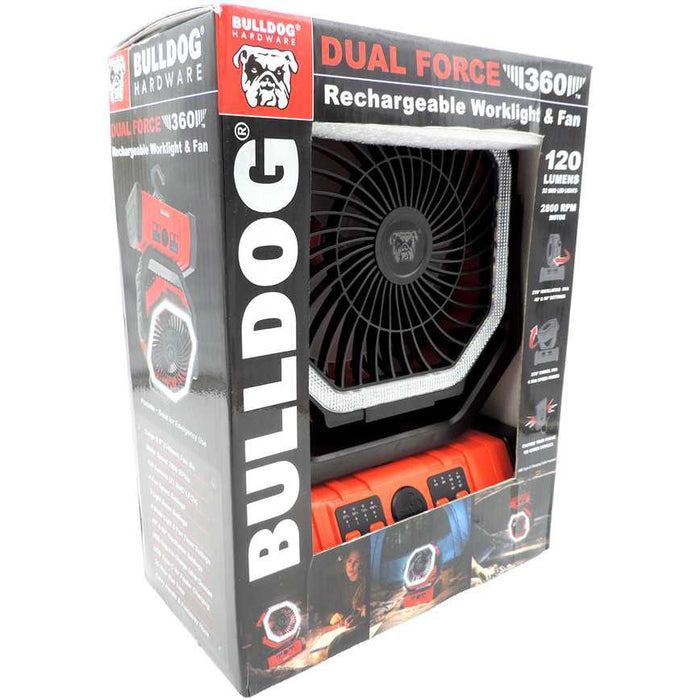 Bulldog Hardware Fan & Work Light Combo