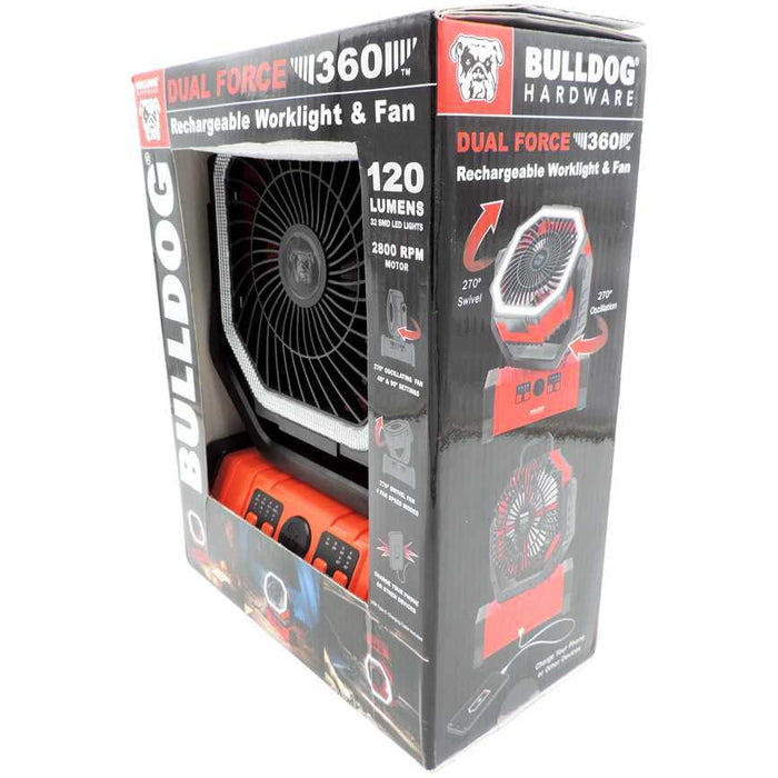 Bulldog Hardware Fan & Work Light Combo