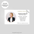 Century 21 business card stickers PixelsPrinted