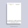 Century 21 realtor notepad with neighborhood houses design