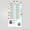 Century 21 real estate Farmers Market calendar Postcard Magnet postcard magnets PixelsPrinted