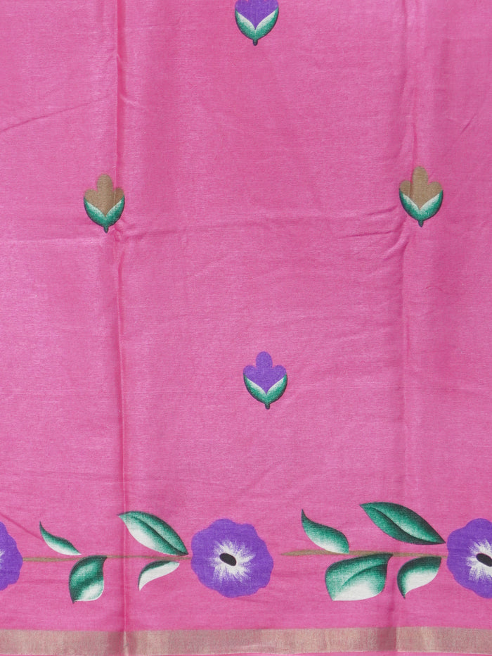 Chanderi Silk Saree | TTDS3498