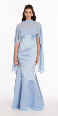 light-blue/size/one size/missy/Camille La Vie/Chiffon Shawl/front alt