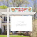 Christmas real estate sign riders PixelsPrinted