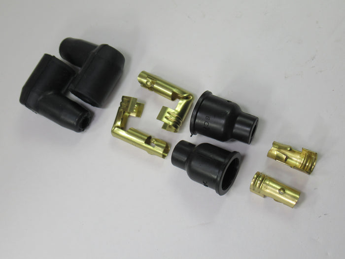 Clear ignition wire set for twin cut at 28" copper core spark plug wires Triumph