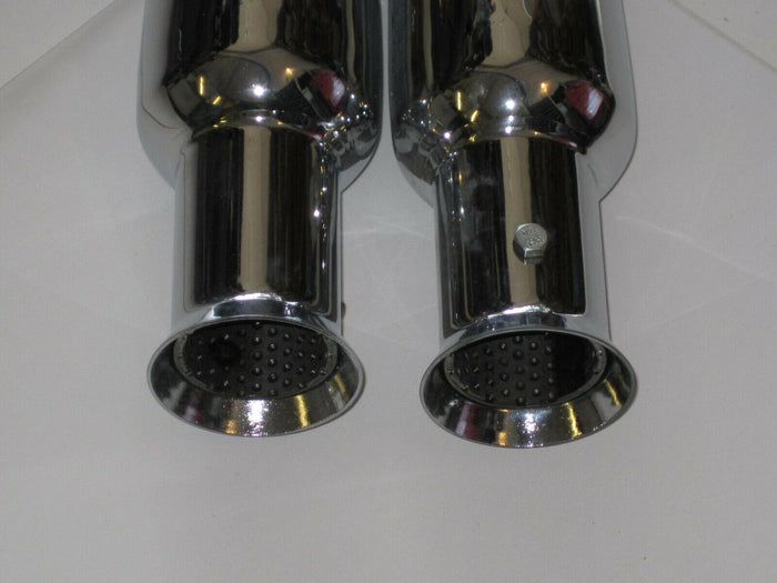 Cocktail shaker mufflers straight megaphone 1 3/4" Triumph 650 Bell End