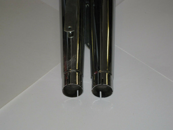 Cocktail shaker mufflers straight megaphone 1 3/4" Triumph 650 Bell End
