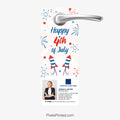 Coldwell Banker patriotic holiday door hanger