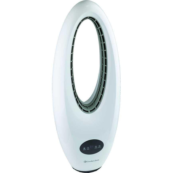 Comfort Zone Bladeless Oscillating Digital Tower Fan
