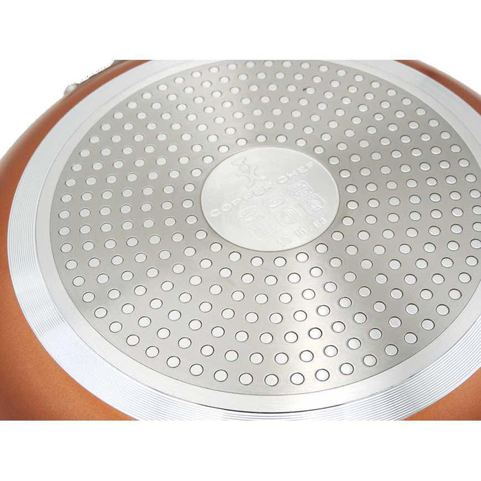 Copper Chef Fry Pan With Glass Lid 10"